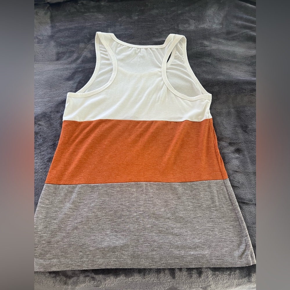 Color block tee back tank - Picture 2 of 2